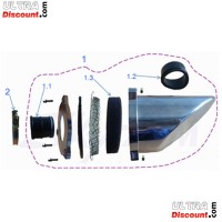 Tube d'admission filtre à air pour Bubbly Skyteam Bilder 1 Tube d'admission filtre à air pour Bubbly Skyteam Bilder 1