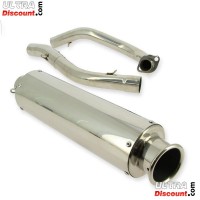 Pot d'échappement chromé Monkey Gorilla 125 Bilder 1