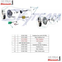 Phare avant LED pour Dax Skyteam Skymax 50-125cc Euro4 Bilder 1