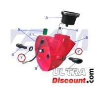 Rondelle en caoutchouc pour fixation du boîtier de phare - Skyteam Skymini Bilder 1