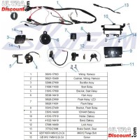 Faisceau Électrique pour Dax Skyteam Skymax 125cc EURO4 Bilder 1