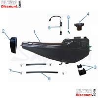 Caoutchouc inférieur du réservoir pour Dax Skymax Skyteam Bilder 1