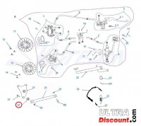 Rondelle de caoutchouc pour freins Skyteam T-Rex 125cc Bilder 1