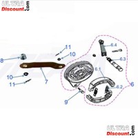 plaque de liaison pour Tambour de Skymax 50cc à 125cc Bilder 1