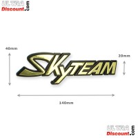 Logo SkyTeam autocollant en plastique pour réservoir Cobra