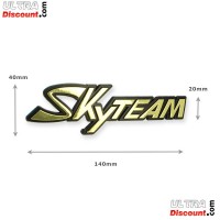 Logo SkyTeam autocollant en plastique pour réservoir Trex Bilder 1 Logo SkyTeam autocollant en plastique pour réservoir Trex Bilder 1