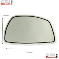 Autocollant GRIS pour réservoir Skymini (gauche) Bilder 1