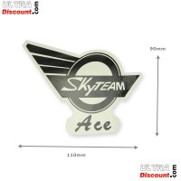 Autocollant SkyTeam Ace pour réservoir Ace (droit) Bilder 1