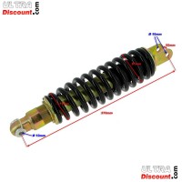 Amortisseur Arrière Noir (370mm) pour Quads Shineray 250ST-5 Bilder 1