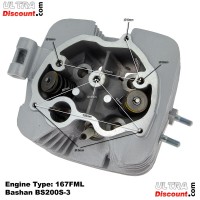 Culasse Complète pour Quads Bashan BS200S-3 (Moteur 167FML) Bilder 1