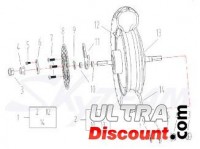 Support etrier arrière pour Skyteam E-Mini Bilder 1