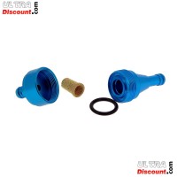 Filtre à Essence Démontable HAUTE QUALITE Bleu pour Quads Shineray 250ST-5 (Type 1)