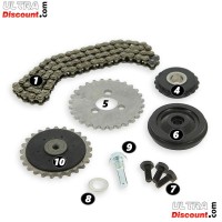 Kit chaîne de distribution 50cc pour Trex Skyteam Bilder 2