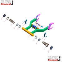 Vis de réglage du Bras oscillant pour Quad Spy Racing 250 F3 Bilder 1