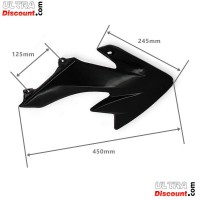 Carenage Noir adaptable sur Dirt bike CRZ Bilder 2 Carenage Noir adaptable sur Dirt bike CRZ Bilder 2