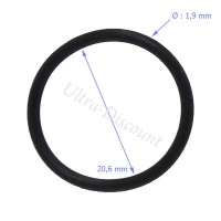 Joint torique de pipe d'admission pour scooter Baotian BT49QT-11 Bilder 2 Joint torique de pipe d'admission pour scooter Baotian BT49QT-11 Bilder 2