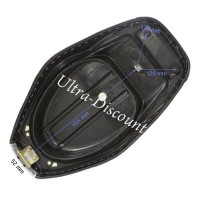 Selle Noire-Grise pour scooter Baotian BT49QT-9 Bilder 2