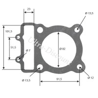 Joint d'embase pour Quad Shineray 300cc (XY300ST-5E) Bilder 1