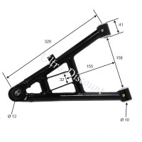 Triangle de Suspension Infèrieur Droit 320mm pour Quads Shineray 250cc STXE après 2008 Bilder 1 Triangle de Suspension Infèrieur Droit 320mm pour Quads Shineray 250cc STXE après 2008 Bilder 1
