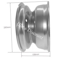 Jante Avant en Tole pour Quad Shineray 150cc XY150STE (Argent) Bilder 2 Jante Avant en Tole pour Quad Shineray 150cc XY150STE (Argent) Bilder 2