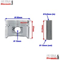 Kit Cylindre noir pour dirt bike 125cc ( LIFAN : 1P52FMI ) Bilder 2 Kit Cylindre noir pour dirt bike 125cc ( LIFAN : 1P52FMI ) Bilder 2