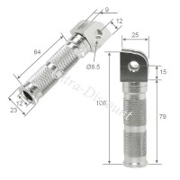 Repose pieds tuning CNC pour Dax (type 2) Bilder 1
