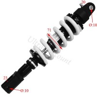 Amortisseur dirt bike (modèle 6) 355mm-12 (Blanc) Bilder 1 Amortisseur dirt bike (modèle 6) 355mm-12 (Blanc) Bilder 1