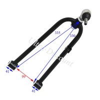 Bras de suspension supèrieur droit quad Shienray 150cc (XY150ST) Bilder 1