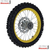 Roue Avant Complète 14'' Or pour dirt bike AGB29 Bilder 1