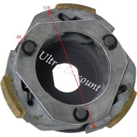 Machoires pour embrayage Scooter Chinois 125cc - 4 temps Bilder 1