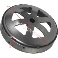 Cloche d'embrayage Ventilée - Allégée Scooter Baotian 50cc BT49QT-9 Bilder 1