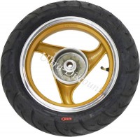 Roue Arrière Scooter Chinois 50 ~ 125cc ( Or - type 2 ) Bilder 1