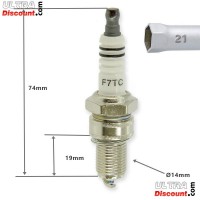 Bougie d'origine pour moteur d'origine MT4 et Kit MT4 Bilder 1 Bougie d'origine pour moteur d'origine MT4 et Kit MT4 Bilder 1