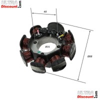 Stator moteur vertical 125, 150, 200, 250 Lifan Bilder 1