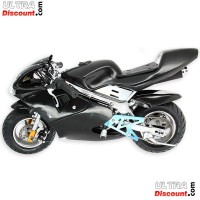 Pocket Bike 49cc noir avec optique avant Bilder 1