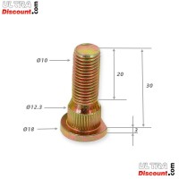 16 x Goujons de roue pour quad 200cc Bilder 1 16 x Goujons de roue pour quad 200cc Bilder 1