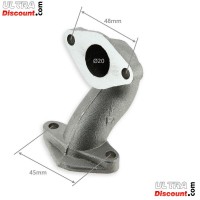 pipe admission 20mm moteur 4 temps 50cc à 125cc Bilder 1