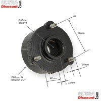 Tambour moyeu de roue avant Quad Bigfoot Bilder 1