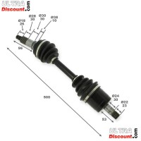 Cardan pour Quad Bashan 250cc BS250AS-43 Bilder 1
