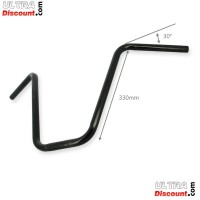 Guidon Citycoco (Noir) 330mm Bilder 1