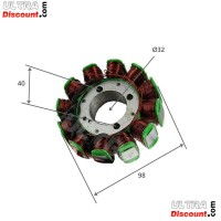 Stator d'allumage pour quad Shineray 250cc ST-9E Bilder 1 Stator d'allumage pour quad Shineray 250cc ST-9E Bilder 1