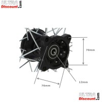 Jante avant 17'' Bleu pour dirt bike AGB30 Bilder 1