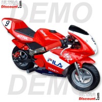 Carenage Pocket bike 47 49cc (Rouge-Bleu-Blanc) Bilder 1 Carenage Pocket bike 47 49cc (Rouge-Bleu-Blanc) Bilder 1