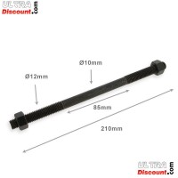 Axe de Roue 12mm x 210mm pour Dirt Bike Bilder 1