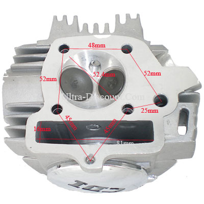 Culasse de dirt bike 125cc 1P52FMI 54mm + Capots (Lifan) Bilder 1
