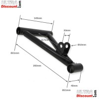 Triangle de Suspension pour mini Quad Bigfoot (200mm) Bilder 1