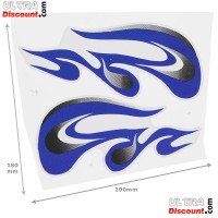 Autocollants pour Quad Shineray 200cc Bleu Bilder 1 Autocollants pour Quad Shineray 200cc Bleu Bilder 1