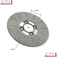 Disque de Frein Avant pour Quads (200mm) Bilder 1