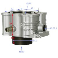 Cylindre pour Quads Shineray 250ST-9E-STIXE (Moteur 167MM) Bilder 1
