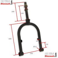 Fourche complète Mini Citycoco (280mm) Bilder 1 Fourche complète Mini Citycoco (280mm) Bilder 1